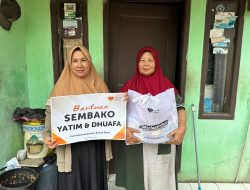 Rumah Zakat Salurkan 15 Paket Sembako Untuk Anak Yatim dan Dhuafa di Cipacing