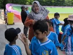 SDN Cemara 2 Surakarta Antusias Melihat Lomba di Peparnas 2024