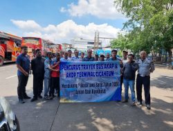 Direktorat Intelkam Polda Jabar Silaturahmi Dengan Pengurus Trayek Bus AKAP dan AKDP di Terminal Cicaheum