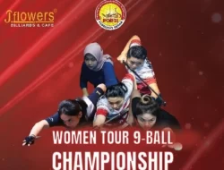 PB POBSI Gandeng Klub Biliar JFlowers Untuk Menggelar Women Tour 9 Ball Championship 2024