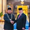Presiden Prabowo Subianto Terima Penghargaan Tertinggi Darjah Kerabat Johor Pangkat Pertama