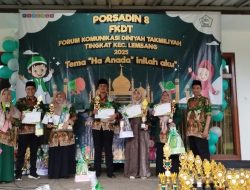 Porsadin ke-8 FKDT Kecamatan Lembang Sukses Digelar, 1.710 Santri Ikut Berkompetisi