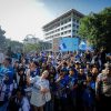 Euforia Hattrick Juara, Bobotoh Serbu Kawasan Asia Afrika Bandung