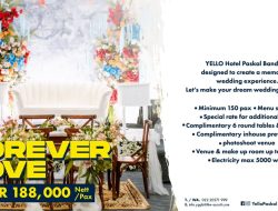 YELLO Hotel Paskal Bandung Luncurkan Paket Wedding Intimate Mulai Rp188 Ribu per Orang
