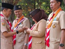 5 Siswa MAN Kota Cimahi Resmi Dilantik Jadi Pramuka Garuda Penegak